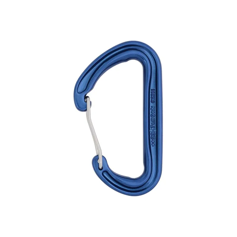 DMM Phantom Wire Gate Karabiner in Blue