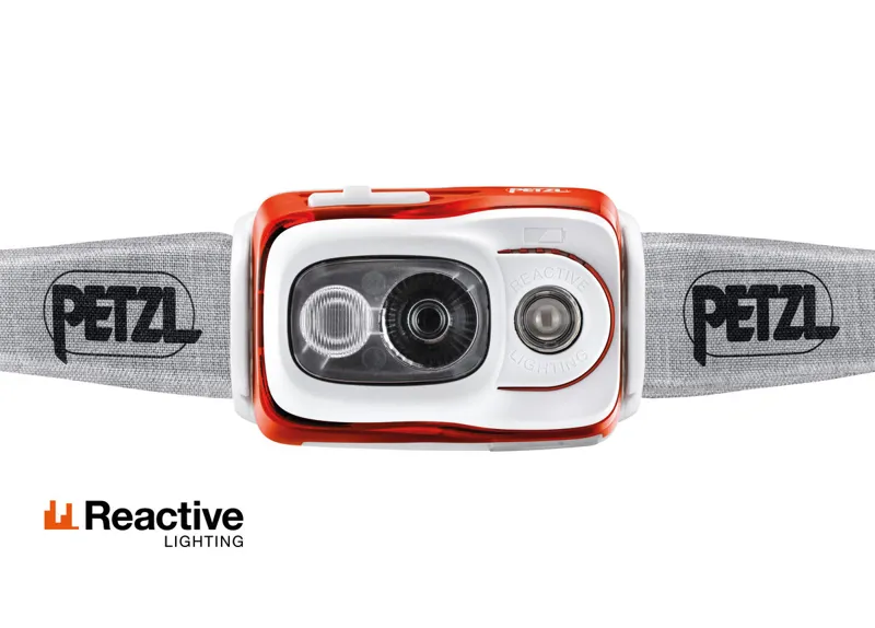 Petzl Swift RL 900 Lumens Headtorch in Orange-1