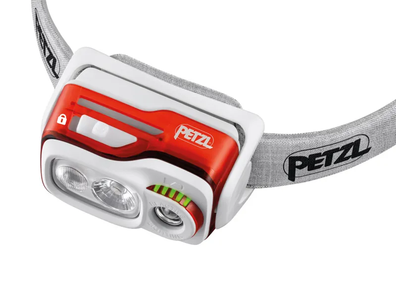 Petzl Swift RL 900 Lumens Headtorch in Orange-4