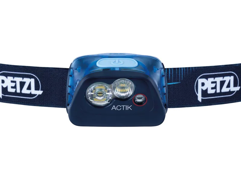 Petzl Actik Headtorch 350 Lumens in Blue-1