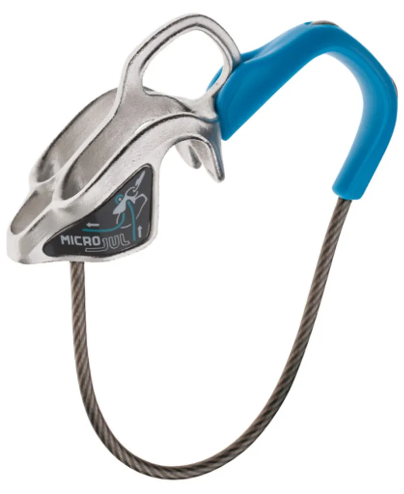Edelrid Micro Jul Belay/Abseil Device in Blue
