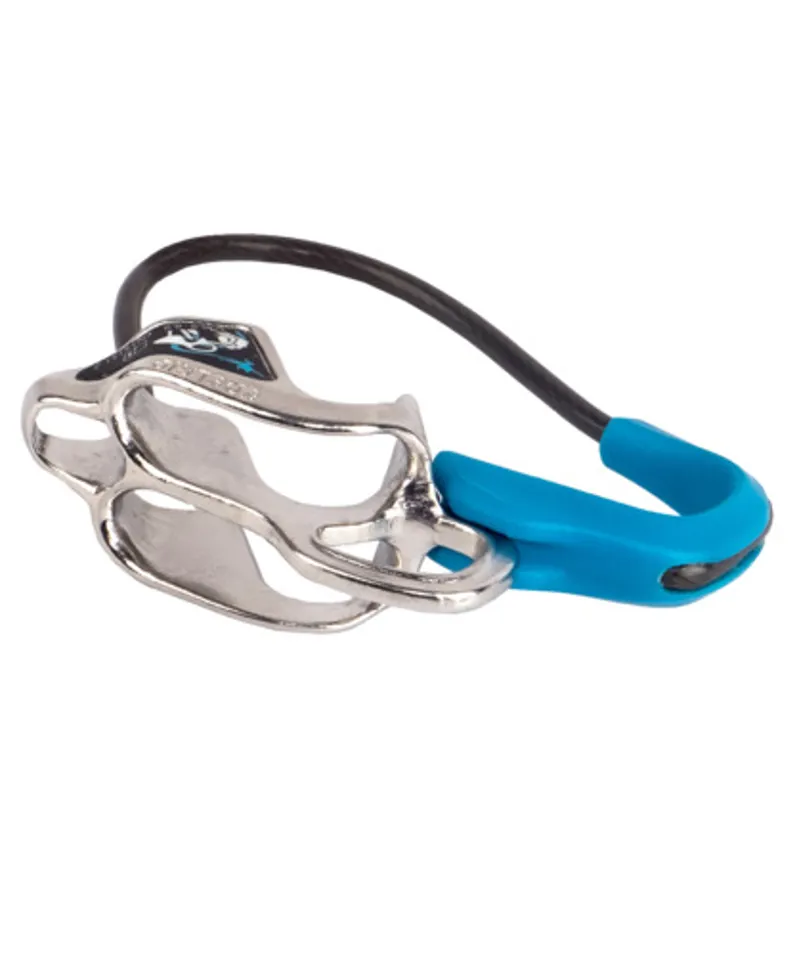 Edelrid Micro Jul Belay/Abseil Device in Blue-1