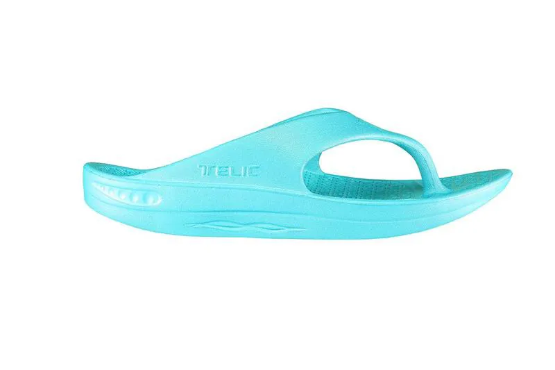 Telic Womens Flip Flop in Aqua Lagoon-2