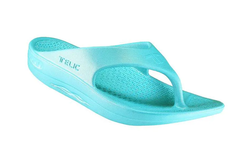 Telic Womens Flip Flop in Aqua Lagoon-3