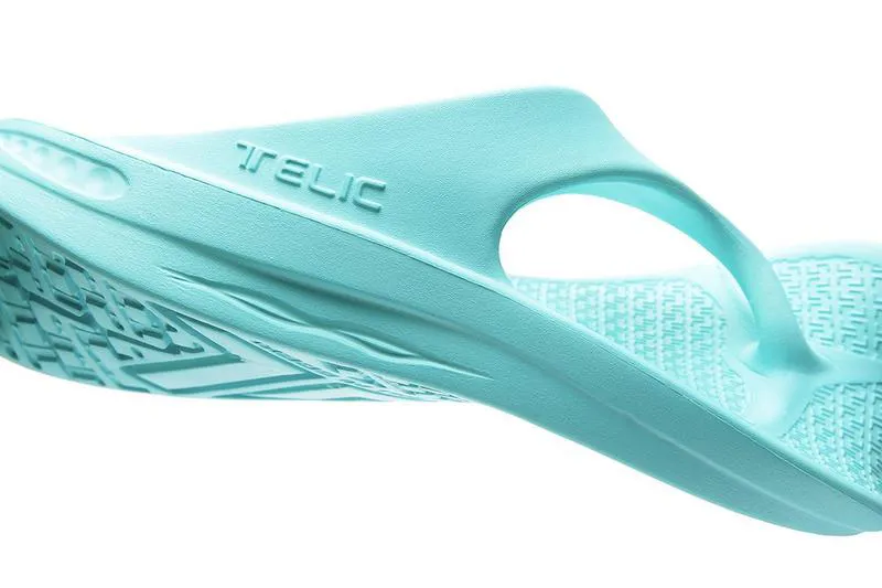 Telic Womens Flip Flop in Aqua Lagoon-4