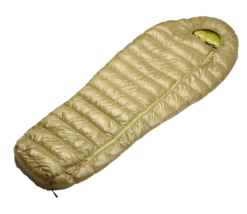 Lightwave Firelight 250 Sleeping Bag Size M in Moss Green/Sunrise Yell-2