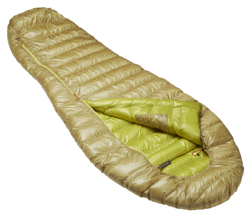 Lightwave Firelight 250 Sleeping Bag Size M in Moss Green/Sunrise Yell-1