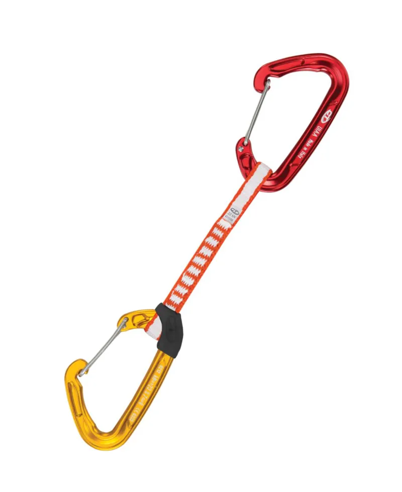 Climbing Technology Fly-Weight Pro Quickdraw-12cm in Red/Orange