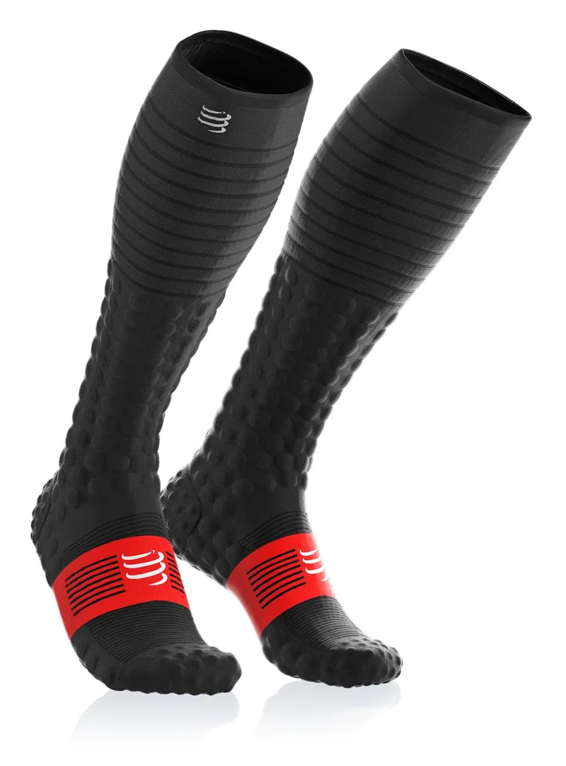 Compressport Full Sock Race and Recovery in Black