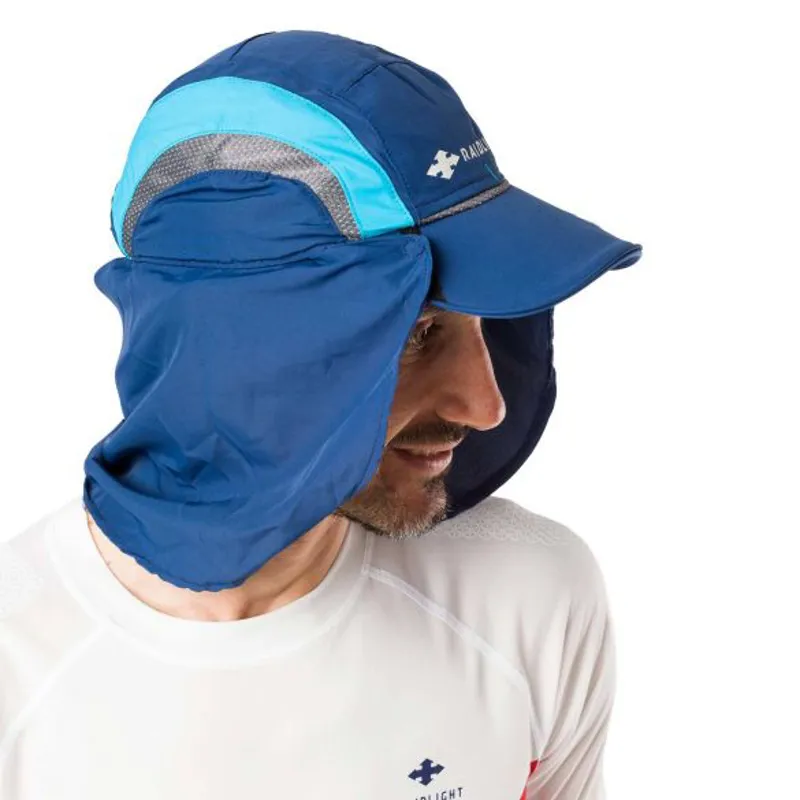 Raidlight Sahara Cap in Dark Blue/Blue