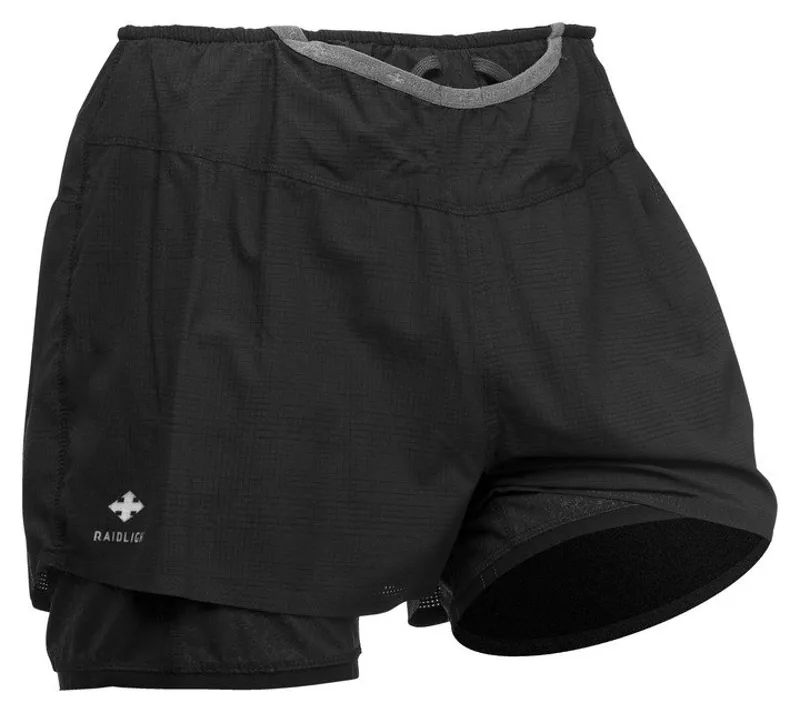 Raidlight Responsiv 2in1 Womens Short in Black