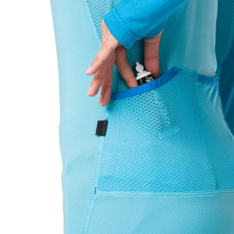 Raidlight Womens Performer LS Top in Electric Blue/Blue-6