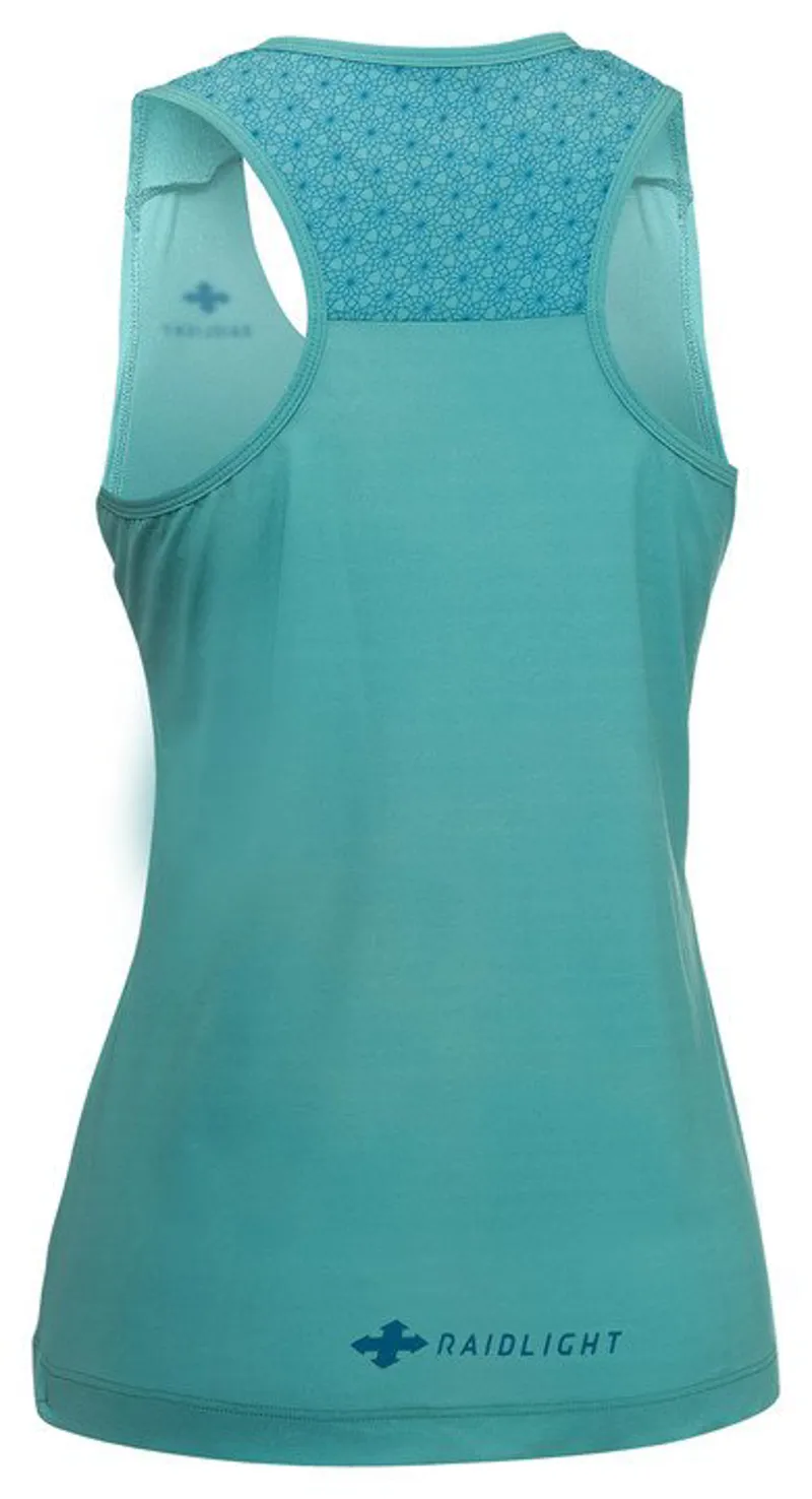 Raidlight Activ Run Womens Tank in Turquoise-1