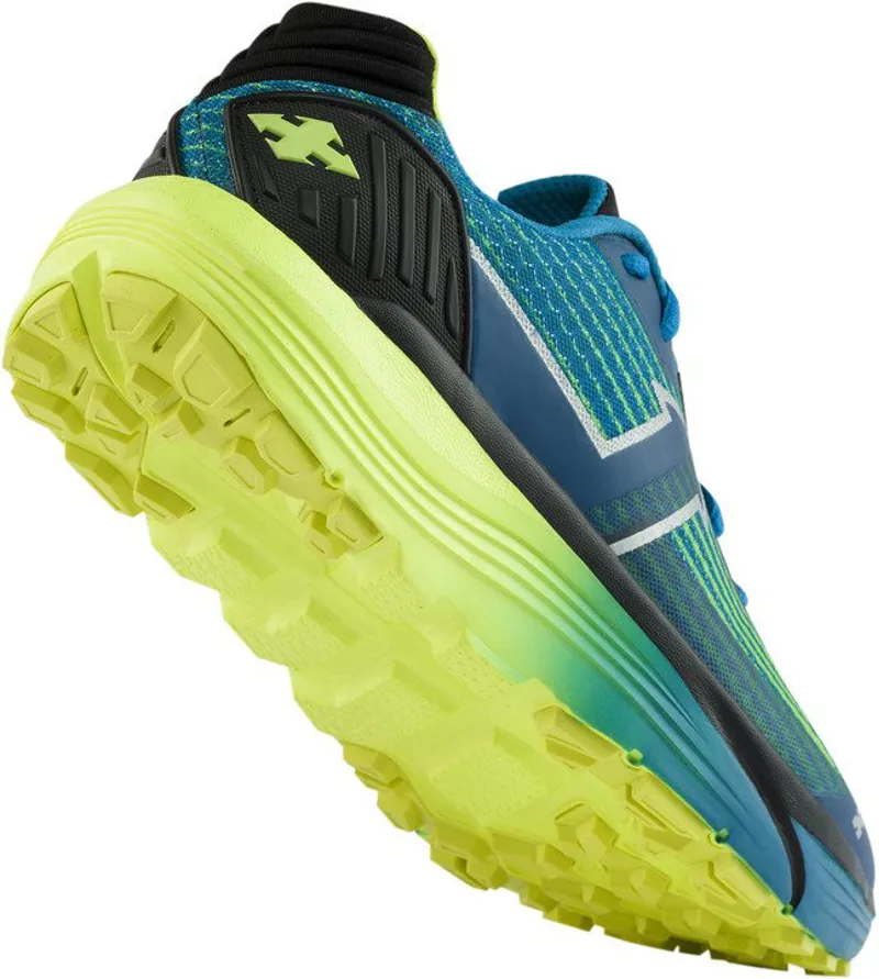 Raidlight Responsiv Ultra Mens Trail Running Shoe in Lime Green/Blue-1