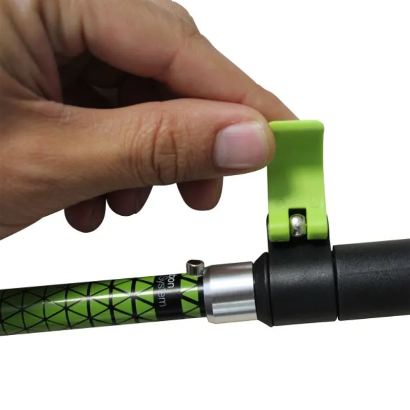 Raidlight Avatara Hybrid Poles in Black/Lime Green-6