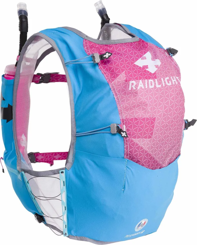 Raidlight Responsiv 10 12L Womens Race Vest Blue Pink