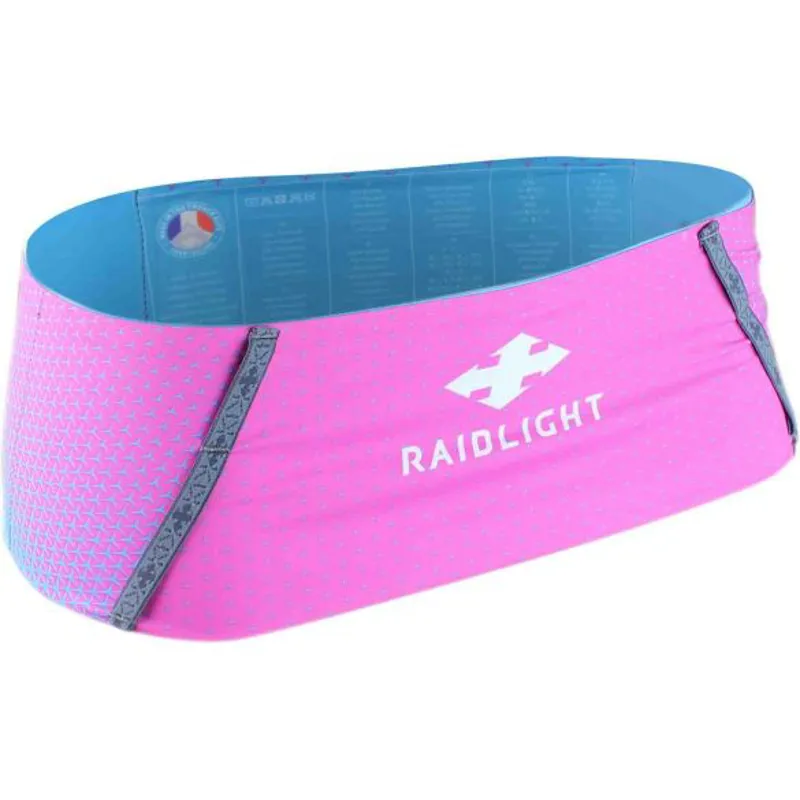Raidlight Womens Stretch Raider Belt in Blue/Pink