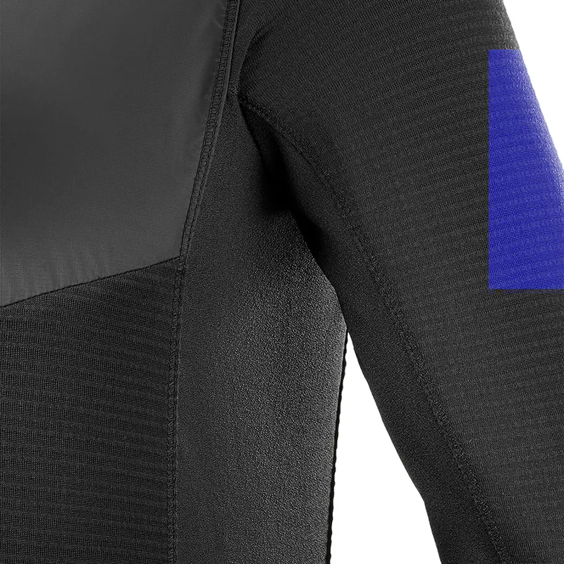 Salomon Grid HZ Mid Mens Hoodie in Black-3