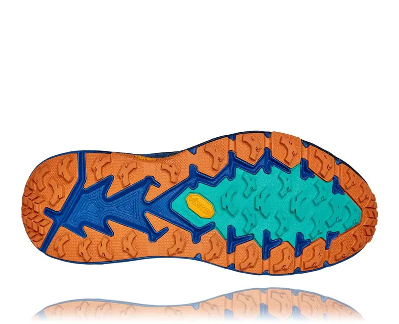 HOKA Speedgoat 4 Men's Trail Running Shoe in Atlantis/Dazzling Blue-1