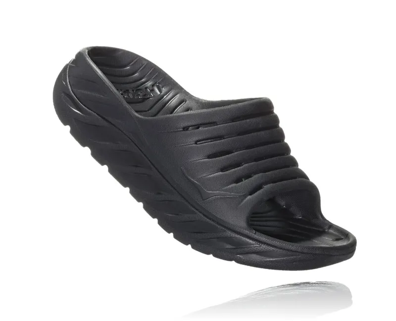 HOKA Women's Ora Recovery Slide 2 in Black/Black