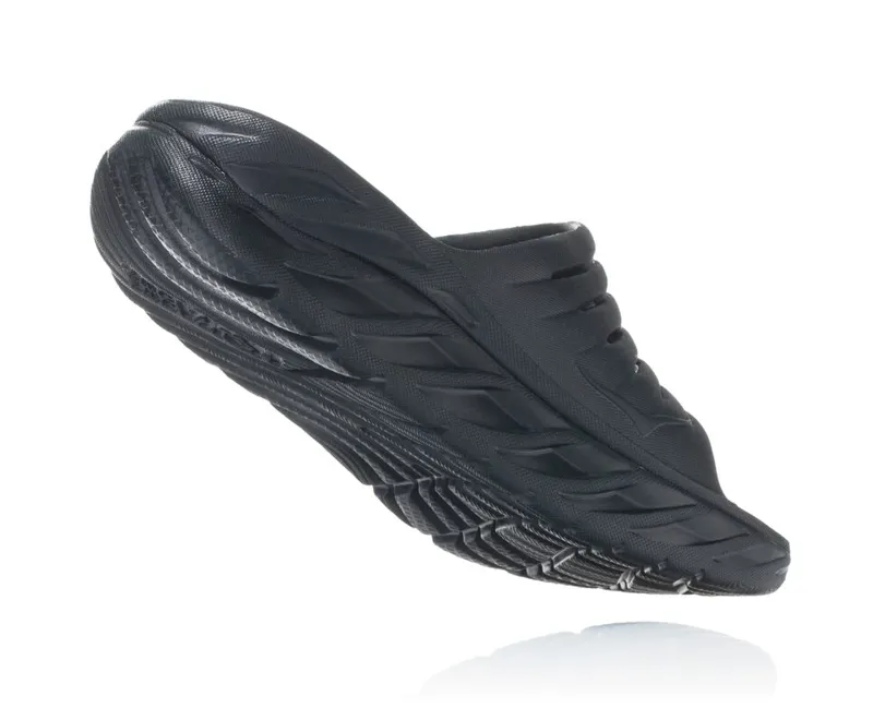 HOKA Women's Ora Recovery Slide 2 in Black/Black-2
