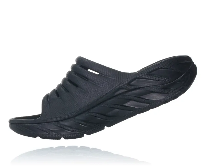 HOKA Women's Ora Recovery Slide 2 in Black/Black-3