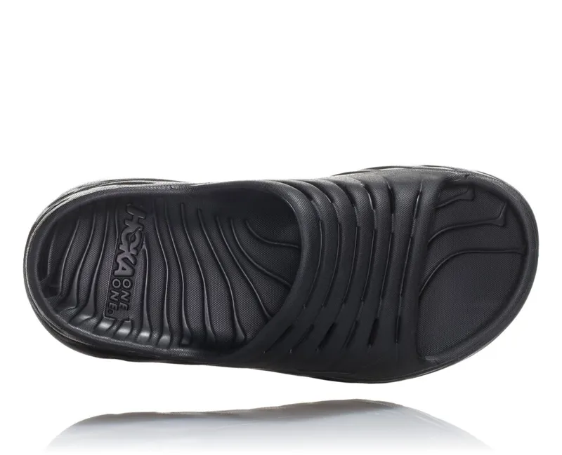 HOKA Women's Ora Recovery Slide 2 in Black/Black-5