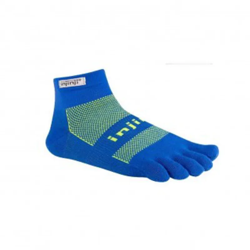 Injinji Performance Run Original Weight Mini-Crew in Coastal Blue