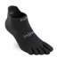 Injinji Run Lightweight No-Show Socks in Black