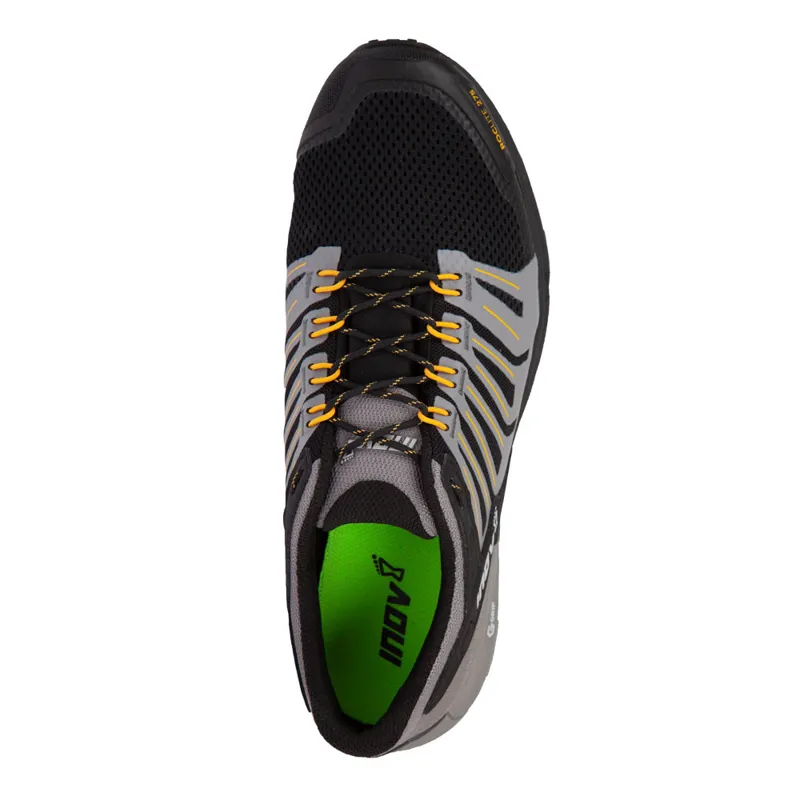 Inov8 Roclite G 275 Men's Trail Running Shoe in Black/Yellow-2