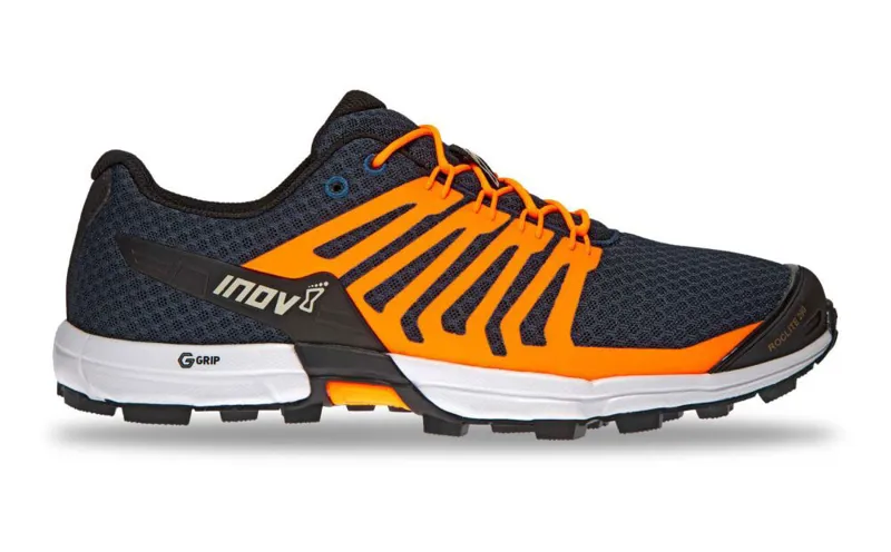 Inov8 Roclite G 290 Mens Trail Running Shoe in Navy/Orange