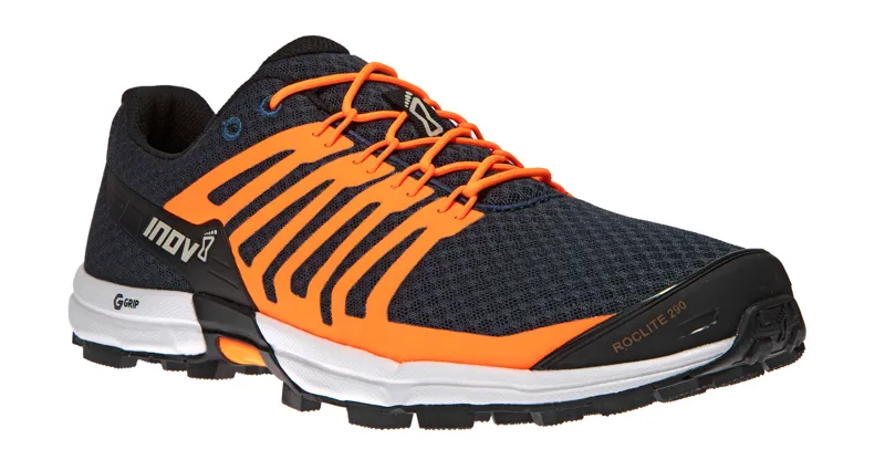 Inov8 Roclite G 290 Mens Trail Running Shoe in Navy/Orange-6