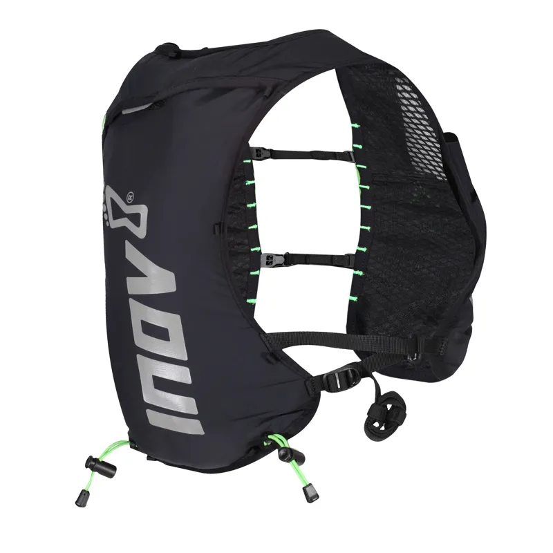 Inov8 VentureLite 4 Vest Running Pack in Black/Green-13