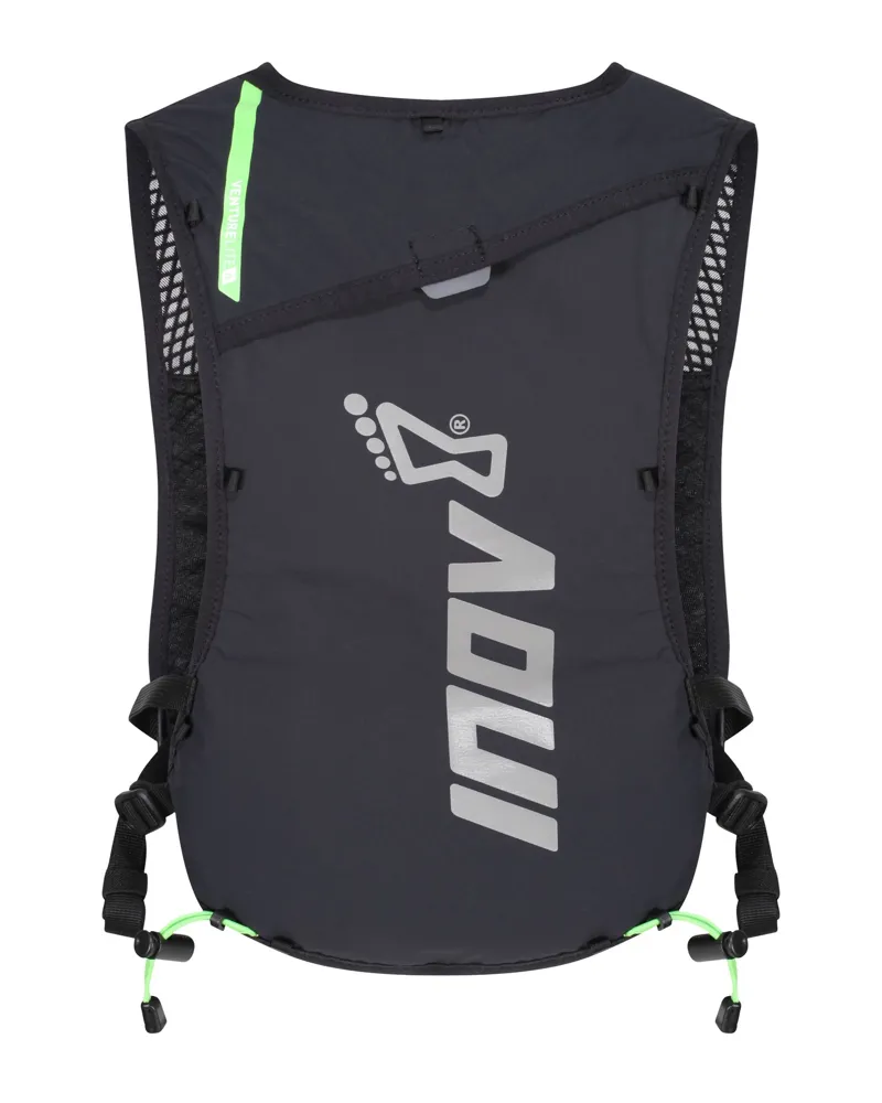 Inov8 VentureLite 4 Vest Running Pack in Black/Green-4