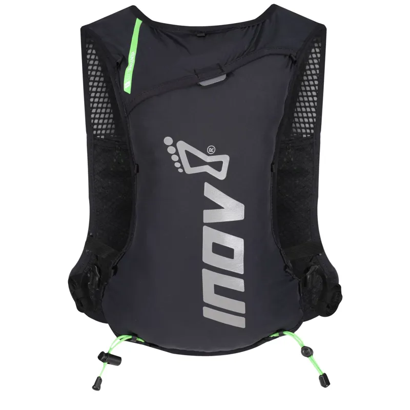 Inov8 VentureLite 4 Vest Running Pack in Black/Green-7