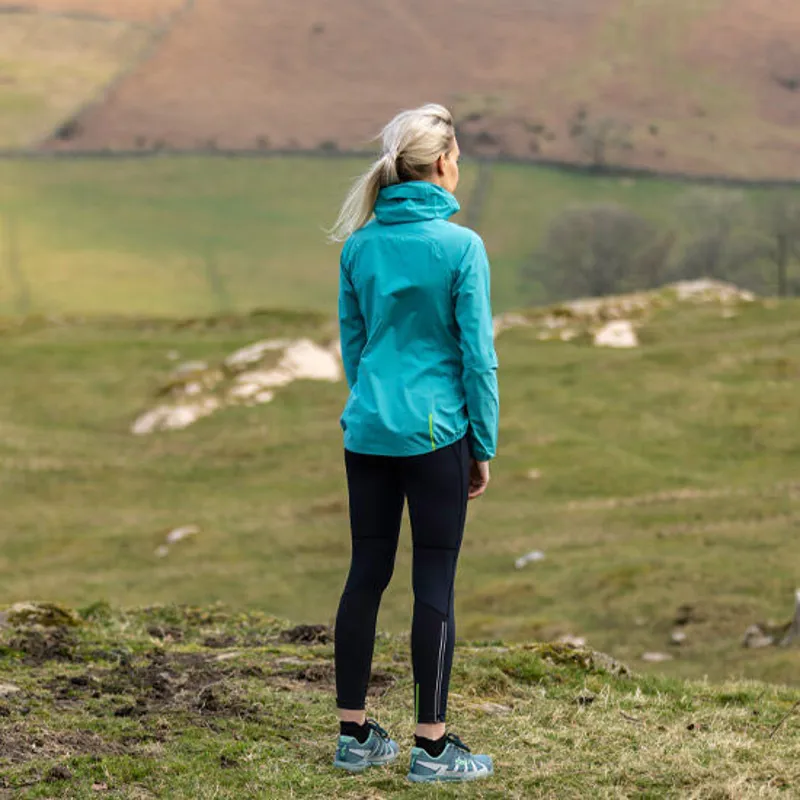 Inov8 Stormshell Women's Waterproof Running Jacket in Teal-3