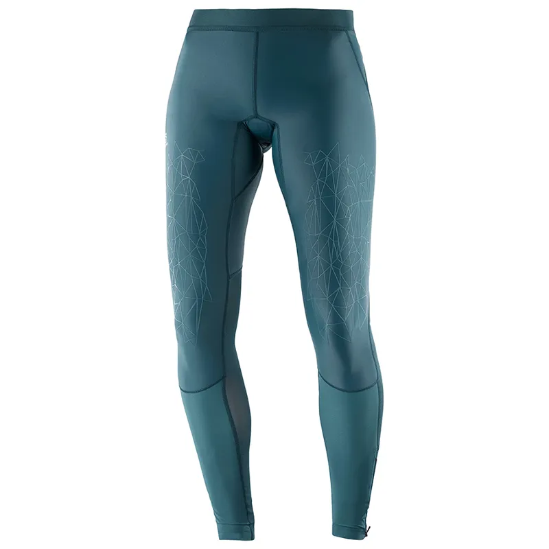 Salomon Intensity Long Womens Tight in Reflecting Pond