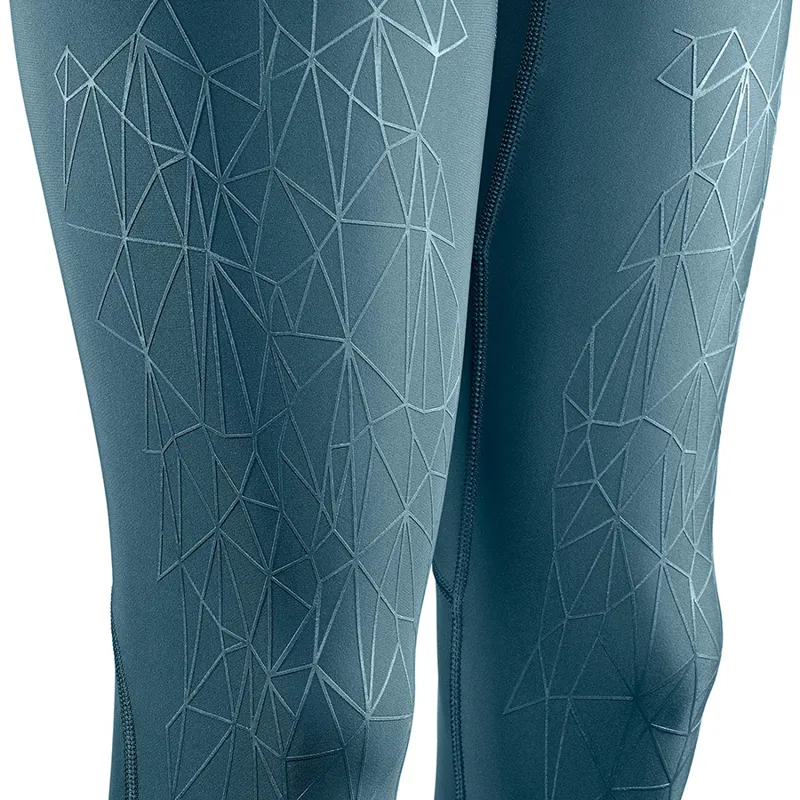 Salomon Intensity Long Womens Tight in Reflecting Pond-3