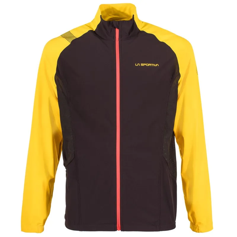 La Sportiva Levante Mens Jacket in Black/Yellow