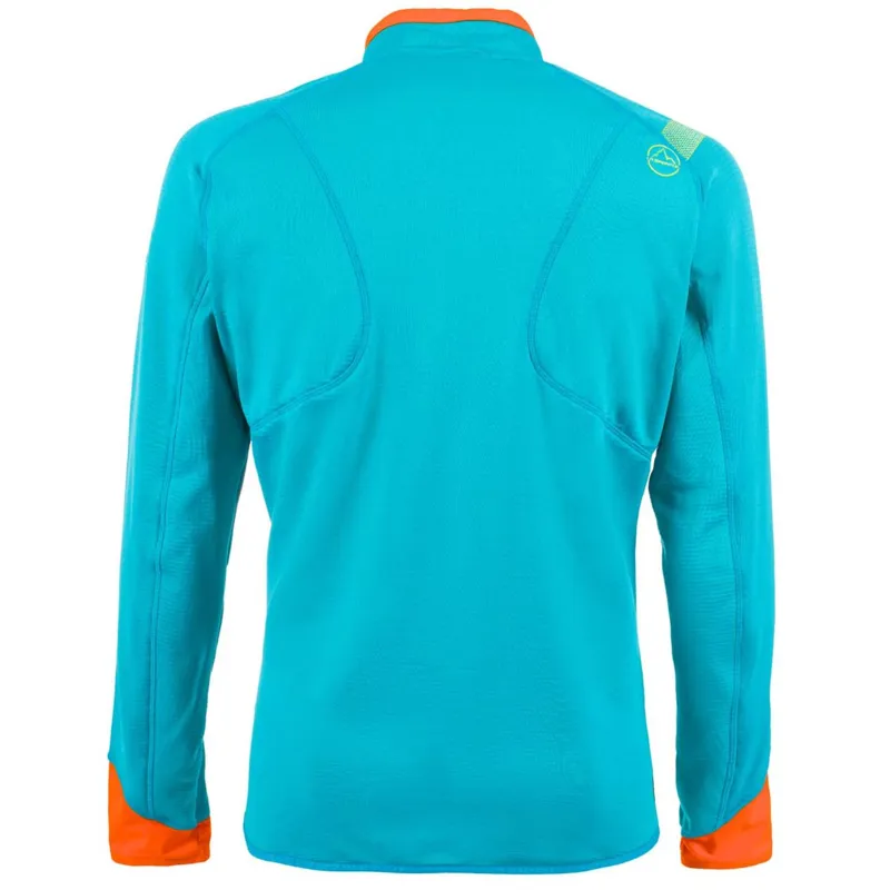 La Sportiva Shamal Mens Jacket in Tropic Blue/Pumpkin-1