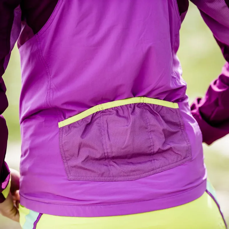 La Sportiva Typhoon Womens Running Jacket in Plum/Purple-3