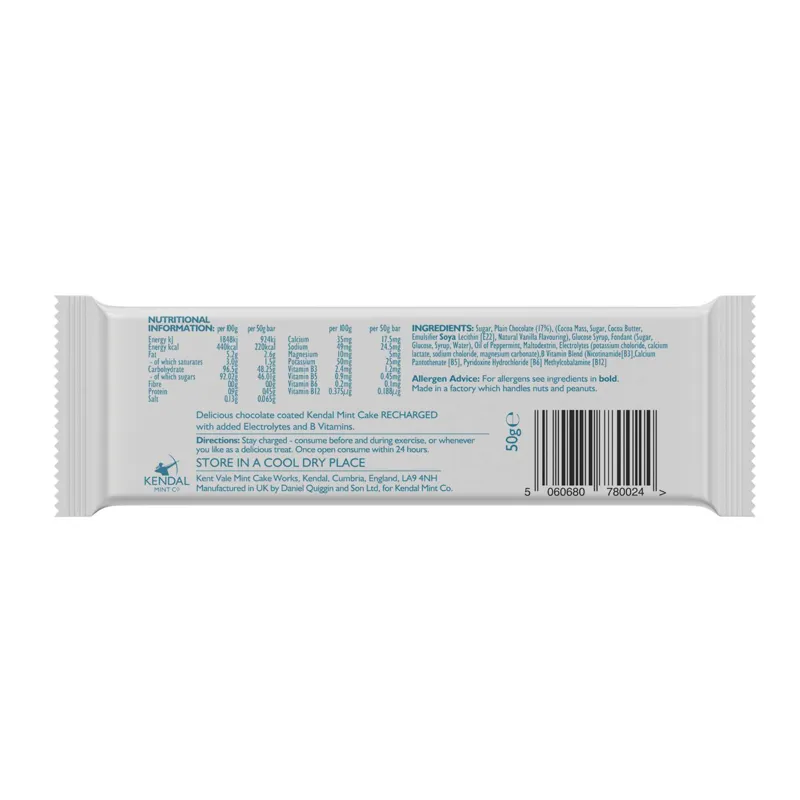 Kendal Mint Co. Energy Bar in Chocolate Kendal Mint Cake Recharged-2