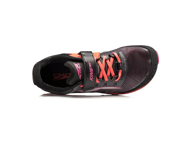 Altra Womens King MT 2 in Black/Coral/Pink-2