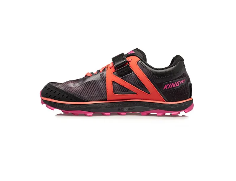 Altra Womens King MT 2 in Black/Coral/Pink-1