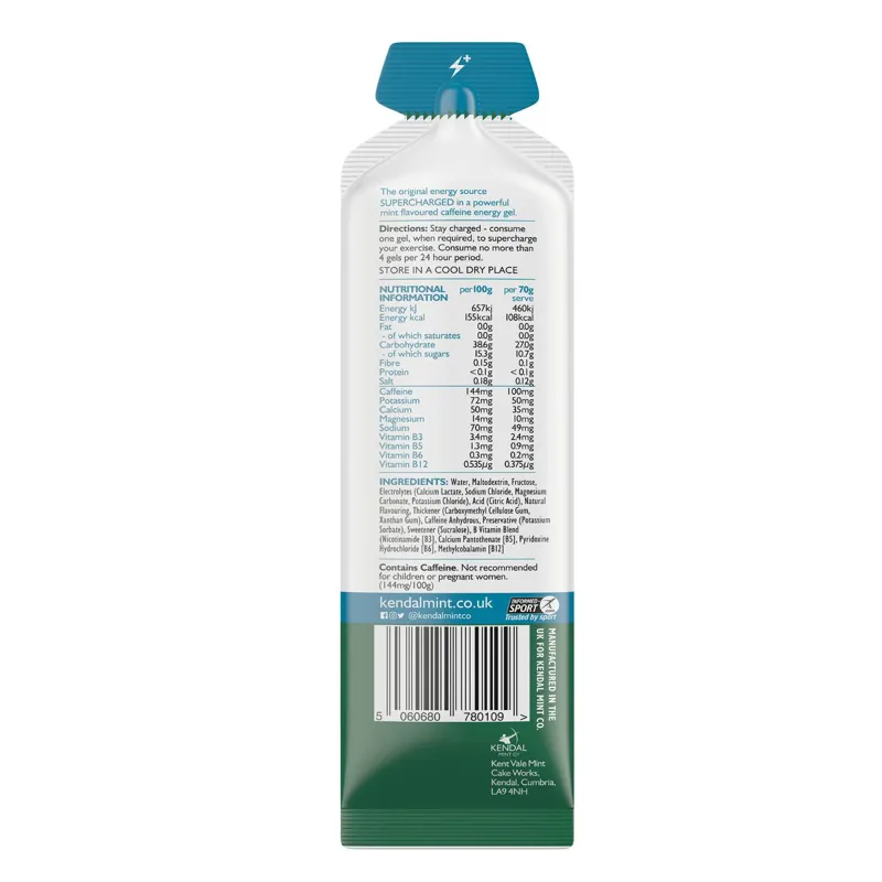Kendal Mint Co. Energy Gel in Mint + Caffeine-1