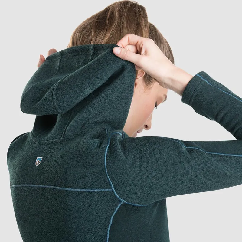 Kuhl Revive Womens Hoody in Everglade-3