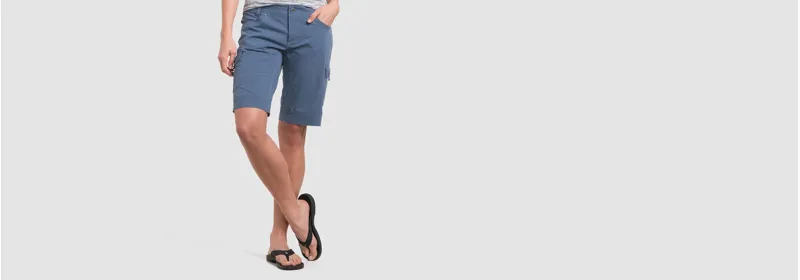 Kuhl Splash 11 Womens Short in Slate Blue