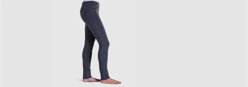 Kuhl Mova Skinny Womens Legging in Charcoal Heather-1