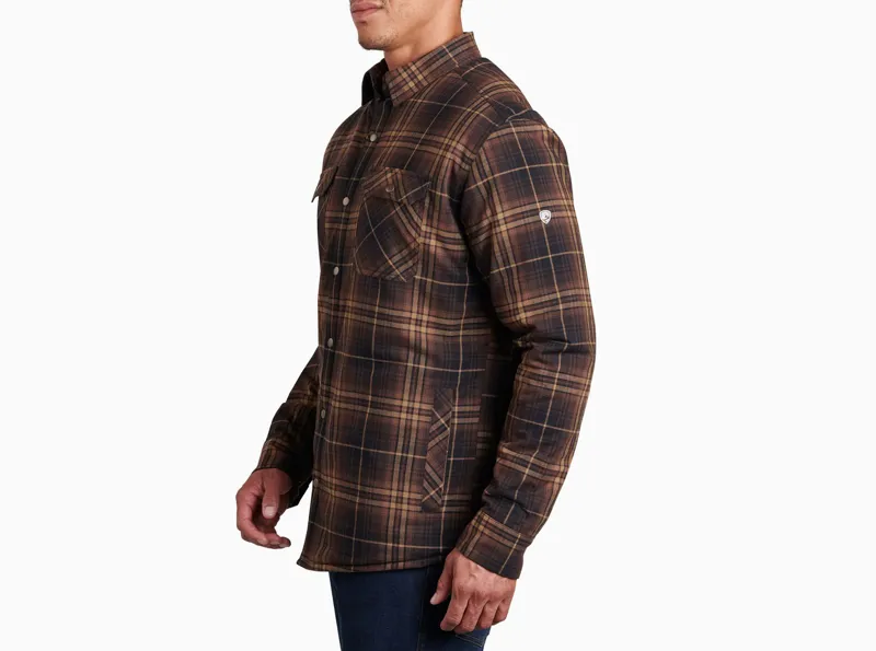 Kuhl Joyrydr Men's Fleece Lined Shirt Jacket in Burnt Umber-2