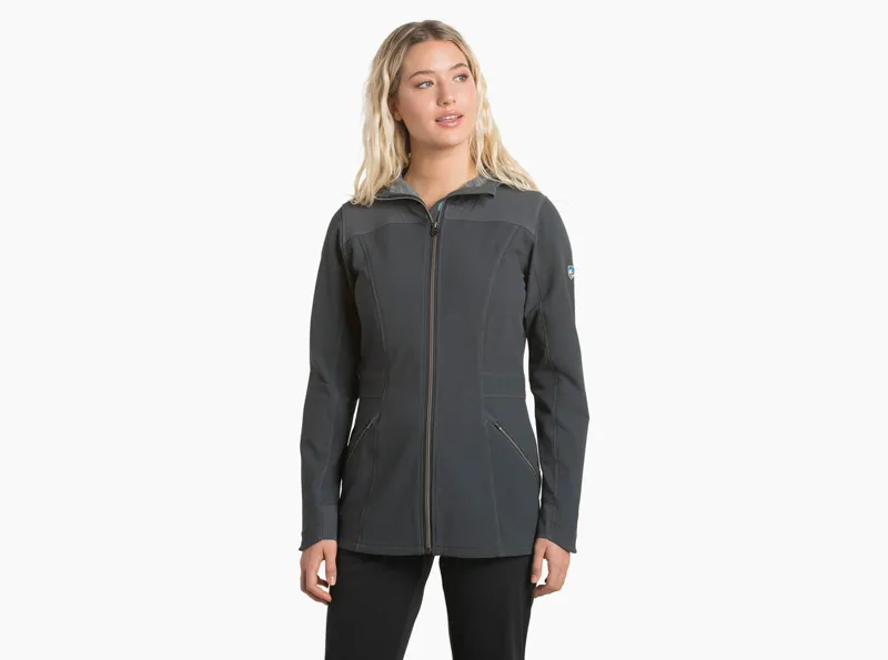 Kuhl Womens Klash Trench Jacket in Carbon